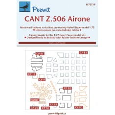 1/72 CANT Z 506 Airone (Falcon) Canopy Masks for Italeri/Supermodel kits