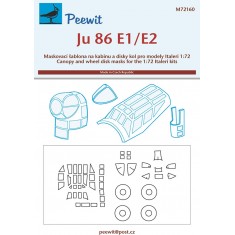 1/72 Ju 86 E1/E2 Canopy Masks for Italeri kits