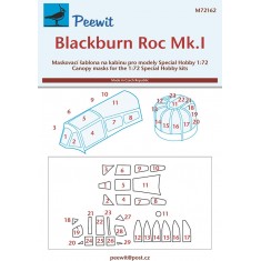 1/72 Blackburn Roc Mk.I Canopy Masks for Special Hobby kits