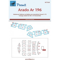 1/72 Arado AR 196 Canopy Masks for Sword kits