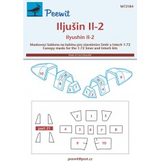 1/72 Ilyushin Il-2 (Smer) Canopy Masks for Smer/Intech kits