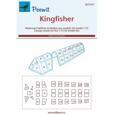 1/72 Kingfisher Canopy Masks for AZ model