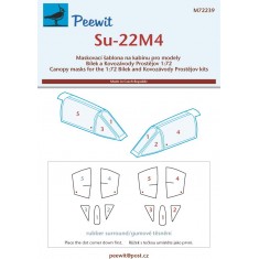 1/72 Su-22 Canopy Masks for Kovozavody Prostejov/Bilek kits