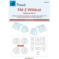 1/72 Wildcat Canopy Masks for Arma Hobby kits