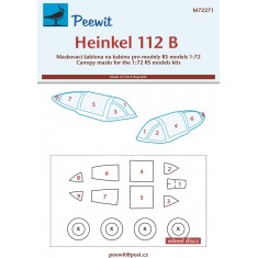 1/72 Heinkel 112B Canopy Masks for RS kits
