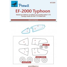 1/72 EF-2000 Typhoon Canopy Masks for Italeri kits