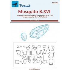 1/72 Mosquito B.XVI Canopy Masks for Airfix kits