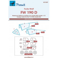 1/72 Focke-Wulf FW 190D Canopy Masks for IBG kits