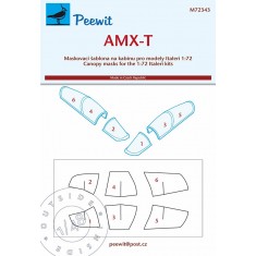 1/72 AMX-T Canopy Masks for Italeri kits