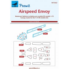 1/72 Airspeed Envoy Canopy Masks for RS kits