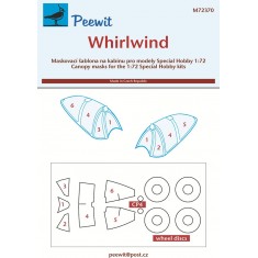 1/72 Whirlwind Canopy Masks for Special Hobby kits