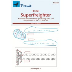 1/72 Bristol Superfreighter Canopy Masks for Airfix kits