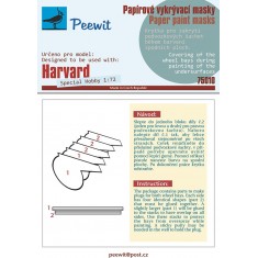 1/72 Harvard Wheel Bay Plugs Mask for Special Hobby kits