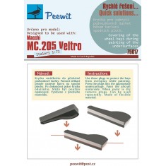 1/72 Macchi MC 205 Veltro Wheel Bay Plugs Mask for Italeri kits