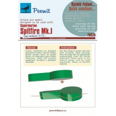 1/72 Spitfire Mk I Wheel Bay Plugs Mask for IBG kits