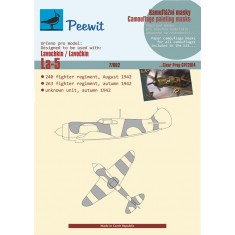 1/72 Lavockin La-5 Paper Camouflage Masks for Clear Prop #72014
