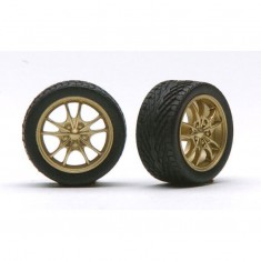1/24 M5's Rims w/Tyres Bronze (4pcs)