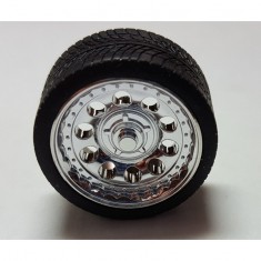 1/24 Magnums 19" Rims w/Tyres Chrome (4pcs)