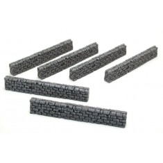 Block Stone Walls (pre-painted, 6pcs)