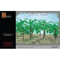 1/72 Banana Trees Set (15 Trees, 1.5" to 2.5" Tall)