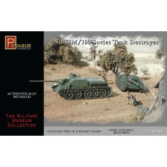 1/72 Soviet Tank Destroyer Su-85M/100 (2 tank kits)