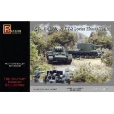 1/72 Soviet Heavy Tanks KV-1 (M1940) & KV-2 (2 tank kits)