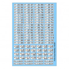 Decals for 1/35 Bundeswehr Y - Numbers/License Plates