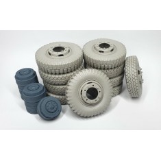 1/16 Sd.Kfz. 234 Road Wheels with Spare Wheel (Weighted) Mix (9+1)
