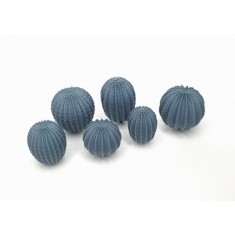 1/16 Round Cactus Set (6pcs)
