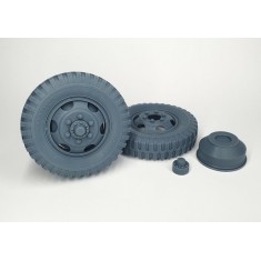 1/16 M3 Halftrack Early Front Wheels (Weighted) Type 1