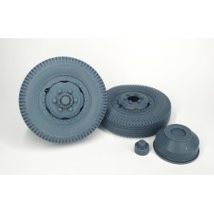 1/16 M3 Halftrack Front Wheels (Weighted) Type 3