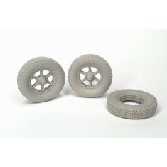 1/35 Sd.Kfz. 7 Front Wheels with Spare Wheel (Weighted) Type 1