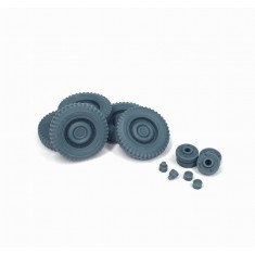 1/35 US Willys Jeep Road Wheels (Weighted)