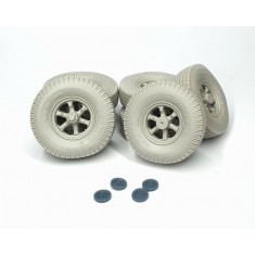 1/35 9t Vomag Road Wheels with Spare Wheel (Weighted) Type 2