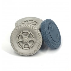 1/35 Camionetta AS 42 Sahariana Road Wheels (Weighted) Type 1
