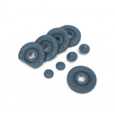 1/35 VW Schwimmwagen Flat Tyres Type 1
