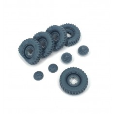 1/35 VW Schwimmwagen Flat Tyres Type 3