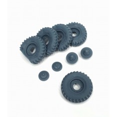 1/35 VW Schwimmwagen Flat Tyres Type 4