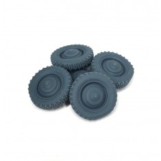 1/35 VW Type 82E Kafer Road Wheels with Hubcaps (Weighted) Type 2
