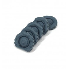 1/35 VW Type 82E Kafer Flat Tyres with Hubcaps Type 1