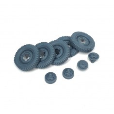 1/35 VW Type 82E Kafer Road Wheels (Weighted) Type 1