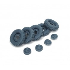 1/35 VW Type 82E Kafer Road Wheels (Weighted) Type 3