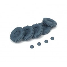 1/35 VW Type 82E Kafer Road Wheels (Weighted) Type 4