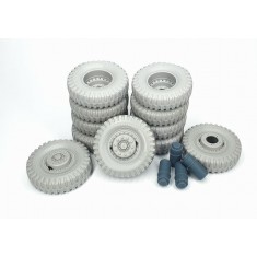 1/35 M26 Dragon Wagon Road Wheels Type 2 (Firestone, Weighted)