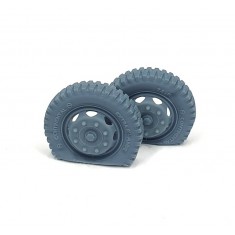 1/35 Opel Blitz Late Front Flat Tyres Type 1