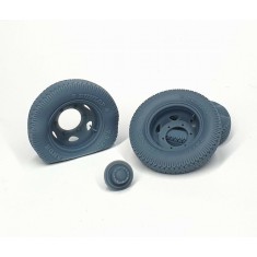 1/35 Opel Blitz Early Rear Flat Tyres Type 2