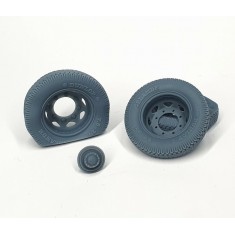 1/35 Opel Blitz Late Rear Flat Tyres Type 2