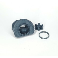 1/35 Lancia 3Ro Rear Flat Tyres Type 1