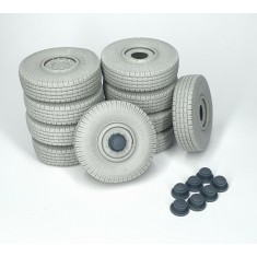 1/35 Sd.Ah. 116 Road Wheels with Spare Wheels (Weighted) Type 3