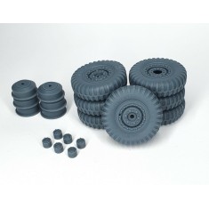 1/35 DUKW Road Wheels with Spare Wheel (Weighted) for I Love Kit
